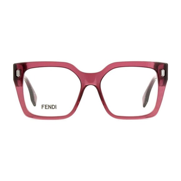 NEW FENDI EYEGLASSES FE50085F 081 WOMEN SQUARE PURPLE EYEWEAR - Picture 1 of 3